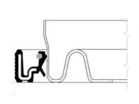 Simering, arbore cotit BMW Seria 5 (E34) (1987 - 1995) CORTECO 20031906B