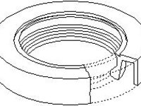 Simering, arbore cotit MERCEDES-BENZ limuzina (W124), MERCEDES-BENZ KOMBI Break (S124), MERCEDES-BENZ SL (R129) - TOPRAN 401 450