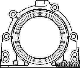 Simering arbore cotit VW BORA combi 1J6 TOPRAN 107 754