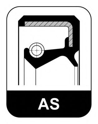 Simering, ax intermediar MITSUBISHI ECLIPSE Mk II (D3_A) (1994 - 1999) ELRING 247.260