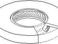 Simering, diferential PEUGEOT 806 (221), Citroen ZX (N2), PEUGEOT 306 hatchback (7A, 7C, N3, N5) - TOPRAN 722 332