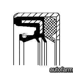 Simering, transmisie automata VW PASSAT Variant (3