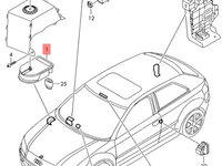 Sirena alarma 1K0951605C Volkswagen Passat B6 2.0 TDI OEM 1K0951605C