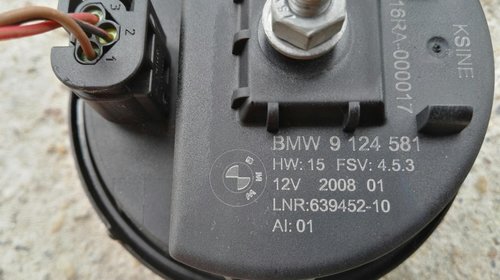 Sirena alarma BMW, seria 1, 2007, cod 9124581