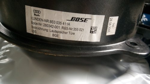 Sistem audio Bose Audi A4 B6/B7 2001 - 2008