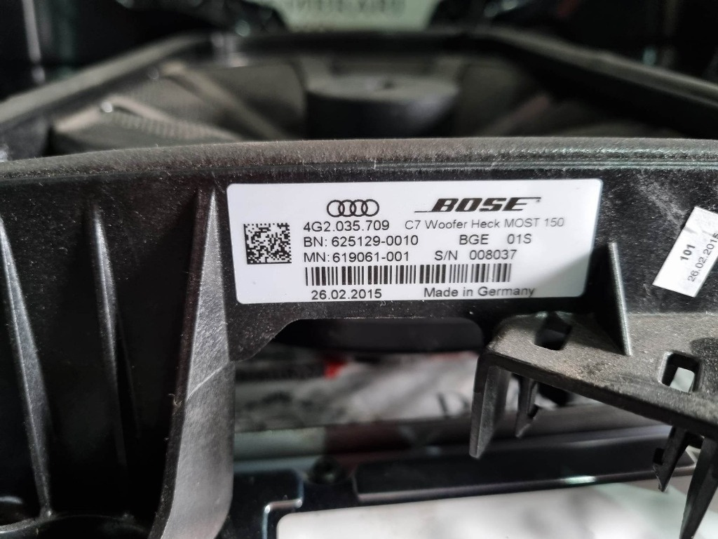 Sistem audio BOSE Fara amplificator Audi