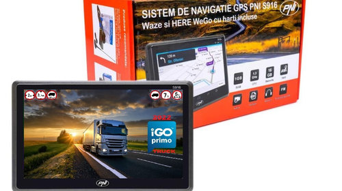 Sistem de navigatie portabil GPS + DVR PNI S9
