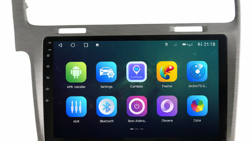 Sistem navigatie VW Golf 7 2013-2019 silver Android 10 6GB+128GB LTE carplay