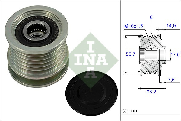 Sistem roata libera, generator (535 0013 10 535001