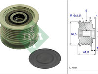 Sistem roata libera, generator (535023410 INA) ALFA ROMEO,FIAT,OPEL,VAUXHALL