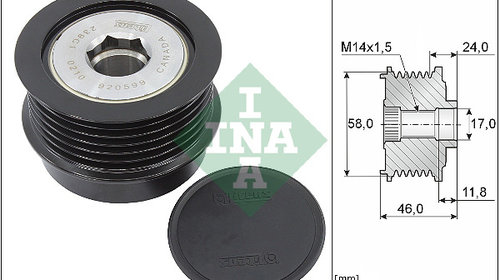 Sistem roata libera, generator (535035510 INA