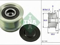 Sistem roata libera generator AUDI A3 Sportback (8PA) - OEM - INA: 535004110|535 0041 10 - W02402754 - LIVRARE DIN STOC in 24 ore!!!