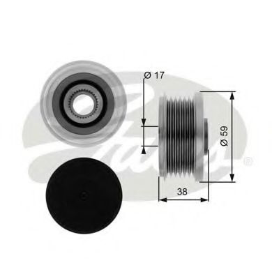 Sistem roata libera, generator CITROËN C5 III