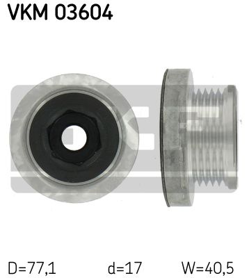 Sistem roata libera generator DACIA LOGAN LS Producator SKF VKM 03604