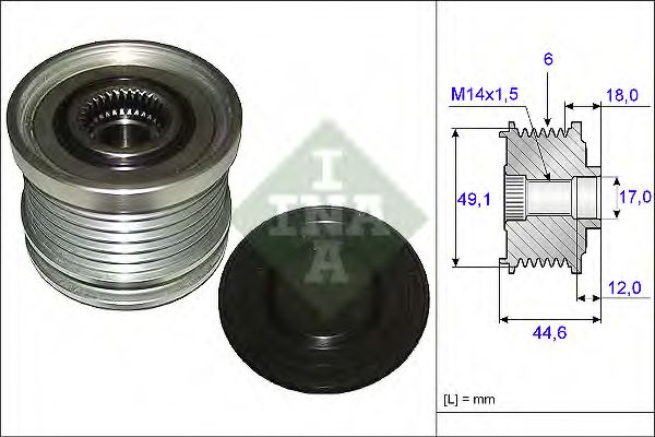 Sistem roata libera, generator FORD C-MAX (DM2) (2