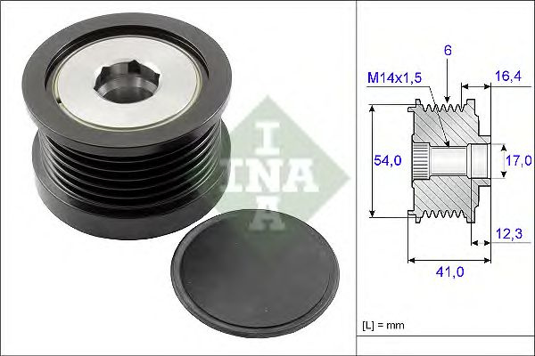 Sistem roata libera generator FORD C-MAX (DM2) - C
