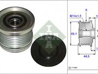 Sistem roata libera, generator FORD MONDEO Mk III (B5Y) (2000 - 2007) INA 535 0182 10