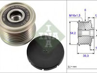 Sistem roata libera, generator MAZDA 2 (DE) (2007 - 2015) INA 535 0194 10