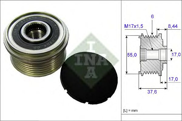 Sistem roata libera generator MAZDA 6 Station Wagon (GY) - Cod intern: W20204941 - LIVRARE DIN STOC in 24 ore!!!
