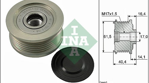 Sistem roata libera, generator SAAB 9-5 2006-