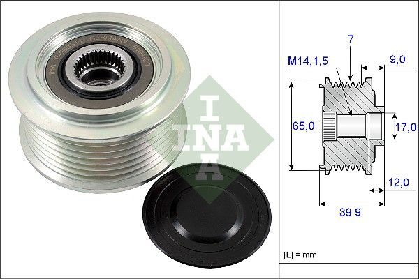 Sistem roata libera, generator Schaeffler INA 535 