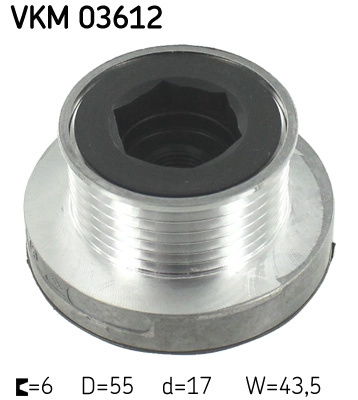 Sistem roata libera, generator SKF VKM 03612