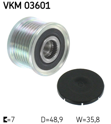 Sistem roata libera, generator SKF VKM03601 compatibil cu SMART FORTWO Cabriolet (453) 2015 2016 2017 2018 2019 2020 2021