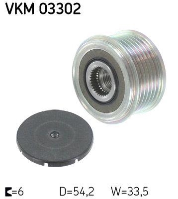 Sistem roata libera, generator (VKM03302 SKF) Citroen,FIAT,FORD,LANCIA,LAND ROVER,MINI,PEUGEOT,VOLVO