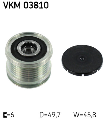 Sistem roata libera, generator (VKM03810 SKF) MERCEDES-BENZ