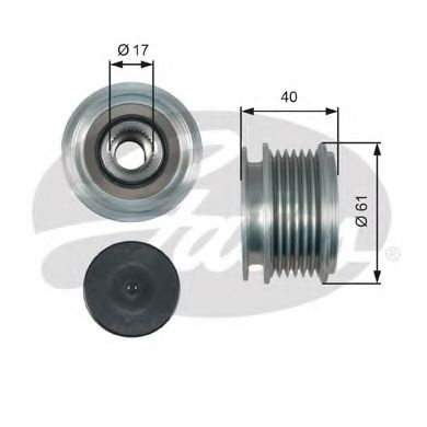 Sistem roata libera, generator VW CADDY IV Combi (