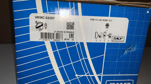 SKF VKMC 03257 Pompă apă + kit distribuție