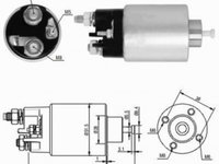 Solenoid electromotor 46058 MEAT DORIA pentru Renault Clio Renault Kangoo Renault Megane Renault Symbol Renault Thalia Dacia Logan Renault Euro Nissan Kubistar