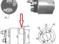 Solenoid, electromotor DACIA LOGAN Pick-up (US) (2008 - 2016) MEAT & DORIA 46086 piesa NOUA