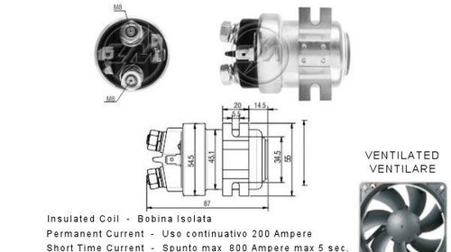 Solenoid, electromotor ERA ZM403