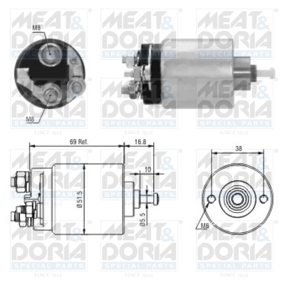 Solenoid electromotor Meat & Doria FORD C-MAX 