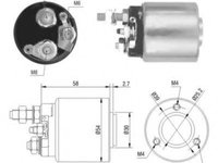 Solenoid, electromotor MERCEDES-BENZ E-CLASS T-Model (S211) (2003 - 2009) MEAT & DORIA 46008