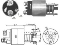 Solenoid, electromotor OPEL ASTRA G Hatchback (F48, F08) (1998 - 2009) MEAT & DORIA 46005 piesa NOUA