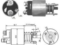 Solenoid, electromotor OPEL ASTRA H GTC (L08) (2005 - 2016) MEAT & DORIA 46005 piesa NOUA