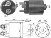 Solenoid, electromotor OPEL COMBO Combi (2001 - 2016) MEAT & DORIA 46056 piesa NOUA