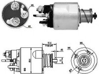 Solenoid, electromotor RENAULT CLIO II caroserie (SB0/1/2_) (1998 - 2016) MEAT & DORIA 46169