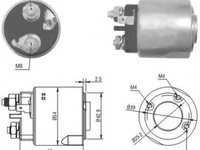 Solenoid, electromotor RENAULT CLIO Mk II (BB0/1/2_, CB0/1/2_) (1998 - 2016) MEAT & DORIA 46160