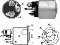 Solenoid, electromotor RENAULT SYMBOL I (LB0/1/2) (1998 - 2008) MEAT & DORIA 46159 piesa NOUA