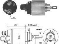 Solenoid, electromotor VW FOX (5Z1, 5Z3) (2003 - 2020) MEAT & DORIA 46004