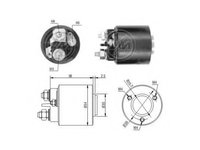 Solenoid electromotor ZM490 ERA pentru CitroEn 2 CitroEn Dyane Volvo 460 Volvo 440 CitroEn Ax CitroEn Saxo Peugeot 106 CitroEn Ami CitroEn Xsara CitroEn Acadiane CitroEn Mehari