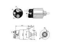 Solenoid electromotor ZM6271 ERA pentru Dacia Logan Renault Logan Renault Tondar Dacia Sandero Dacia Duster