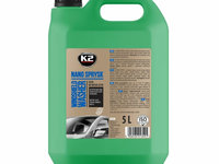 Solutie pentru spalat parbrizul pe timp de vara miros de lamaie K2 Nano Sprysk 5 litri K2K525