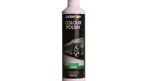 Solutie polish pentru vopsele de culoare verd