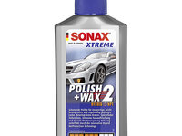 Solutie polish si ceara Hybrid Sonax Polish&Wax 2 Xtreme 250ml