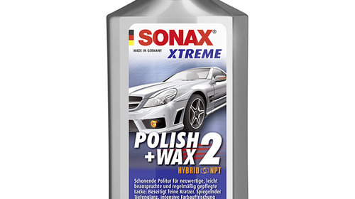 Solutie polish si ceara Hybrid Sonax Polish&W