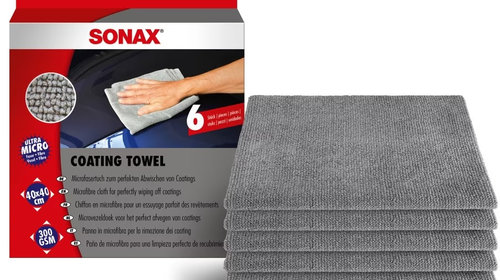 Sonax Coating Towel Set 6 Buc Lavete Din Micr